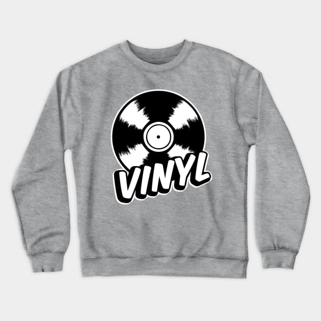 vinyl Crewneck Sweatshirt by CheesyB